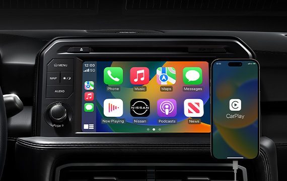 2024 nissan gt r view apple carplay® apps touch